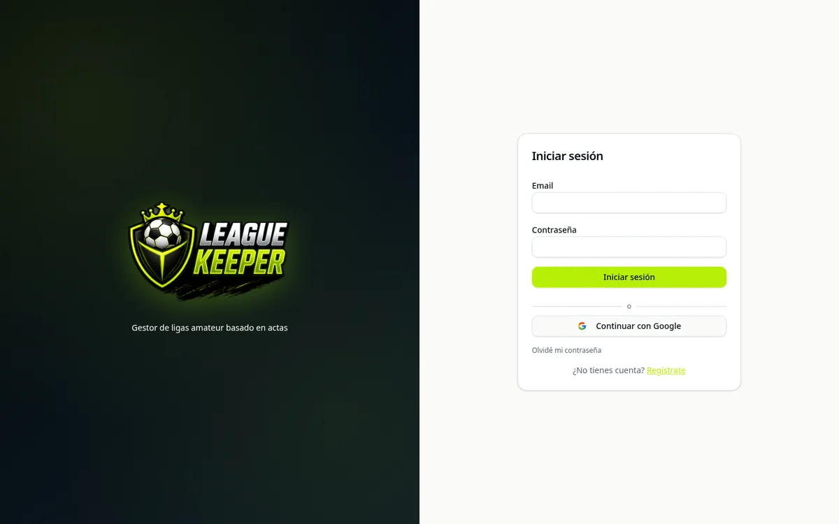 Captura de League Keeper